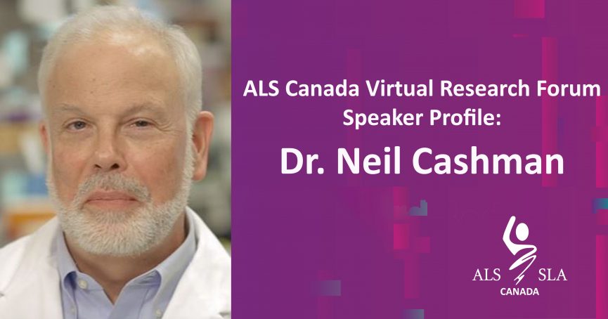 Profile image of Dr. Neil Cashman with event banner