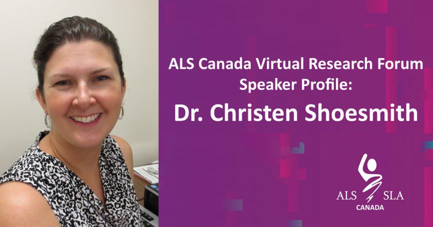 Profile image of Dr. Christen Shoesmith with event banner